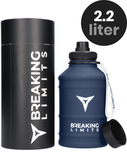 Breaking Limits Waterfles 2 liter #kleur_navy-blue