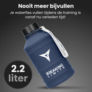 Breaking Limits Waterfles 2 liter #kleur_navy-blue