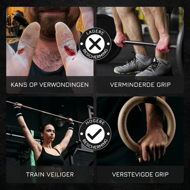 Hypalon Crossfit Grips + Hook Grip Tape Bundel